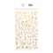 12 Pack: Gold Glitter Script Alphabet Stickers by Recollections™